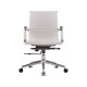 Alu Lowback Office Chair in Faux Leather