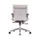 Alu Lowback Office Chair in Faux Leather