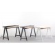 Pop Desk Table with Lacquered Legs in a modern style