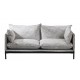 Upholstered 2 seater sofa