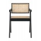 Replica Chandigarh chair with arms by designer Pierre Jeanneret 