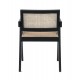 Replica Chandigarh chair with arms by designer Pierre Jeanneret 