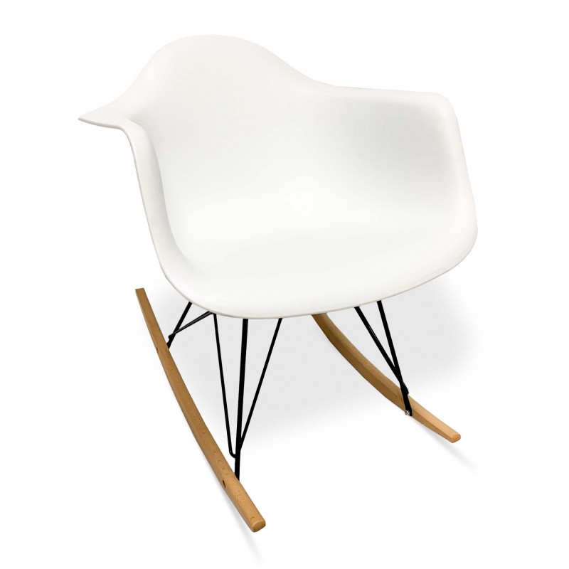 Scheiding kloon Natura Inspiratie stoel Eames Rocking RAR - Design stoelen