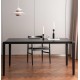 Inmod rectangular wooden dining table