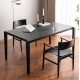 Inmod rectangular wooden dining table