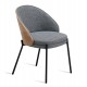 Nordic Earth chair with cotton cushion