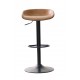 Lambert Adjustable Stool Upholstered in Faux Leather