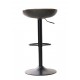 Lambert Adjustable Stool Upholstered in Faux Leather