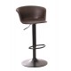 Lakewood Adjustable Stool Upholstered in Faux Leather