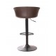 Lakewood Adjustable Stool Upholstered in Faux Leather