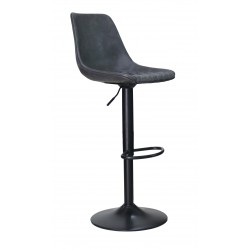 Brandon Adjustable Stool Upholstered in Leatherette