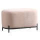 Minimalist design Clair Loveseat sofa footrest