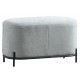 Minimalist design Clair Loveseat sofa footrest