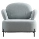 Clair sofa with armrests in a minimalist design