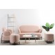 Minimalistisch design Clair Loveseat voetensteun