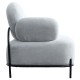 Clair sofa with armrests in a minimalist design