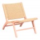 Nordic Forest armchair in beech wood and natural rope