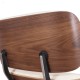 Replica Eames Lounge Chair Premium Version i Aniline Leather och Walnut Wood