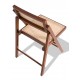 Compass Folding Chair in natural rattan