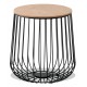 Zurich design side table in ash wood