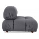 Laurel sofa central back upholstered in bouclé