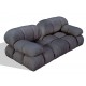 Laurel 2-piece modular sofa with armrests