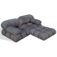 Laurel 2-piece modular sofa with armrests