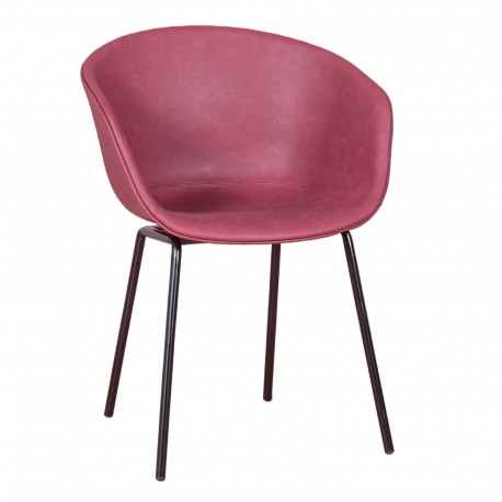 Denver Upholstered Chair in Faux Leather