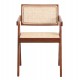 Replica Chandigarh chair with arms by designer Pierre Jeanneret 