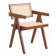 Replica Chandigarh chair with arms by designer Pierre Jeanneret 