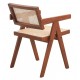 Replica Chandigarh chair with arms by designer Pierre Jeanneret 