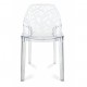 PACK 4 TRANSPARENT VEGTAL CHAIRS