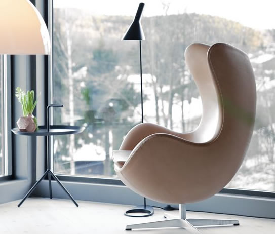 egg chair beige